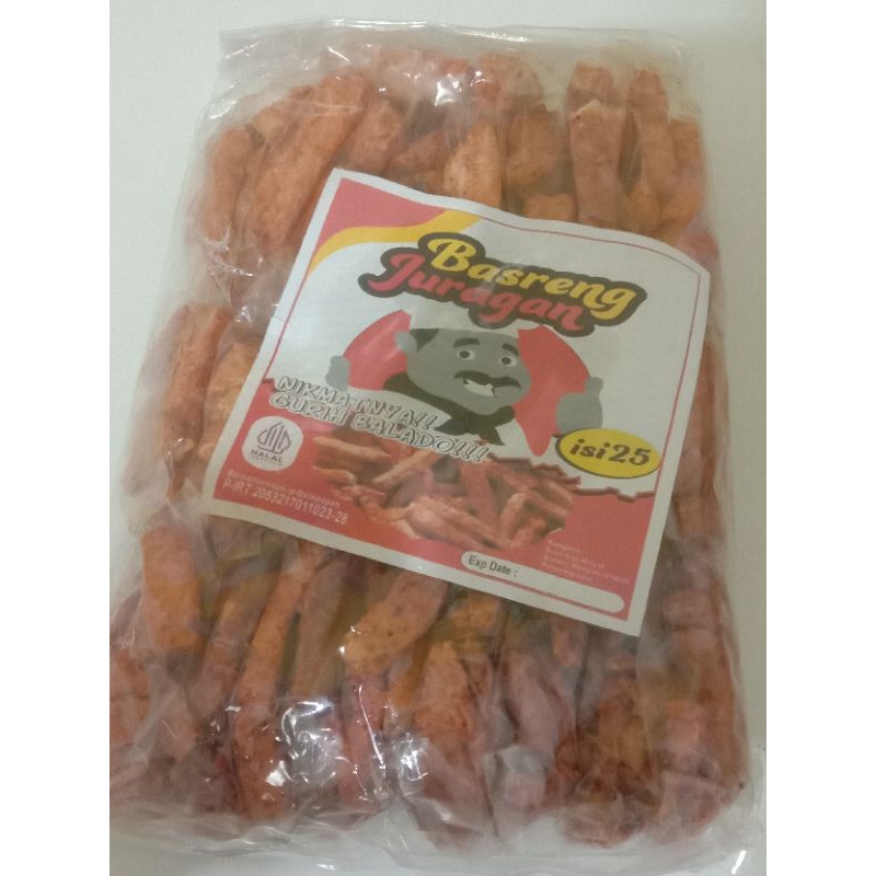 

CAMILAN MURAH ENAK BASRENG,SEBLAK,MAKARONI,SOSRENG 1PACK ISI 25BKS