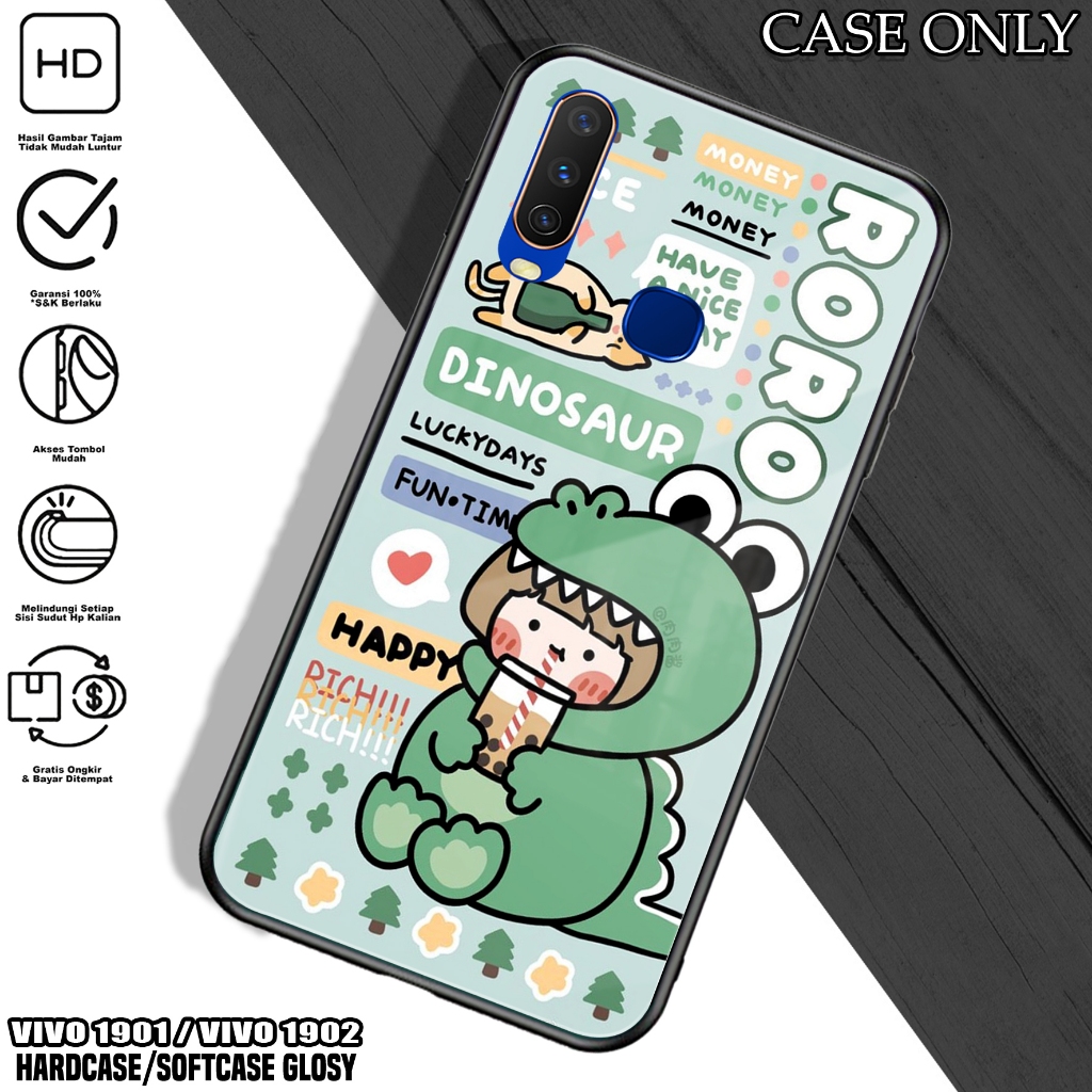 Case VIVO 1901 / 1902 - Casing VIVO 1901 / 1902 [ RJ ] Silikon VIVO 1901 / 1902 - Kesing Hp - Casing