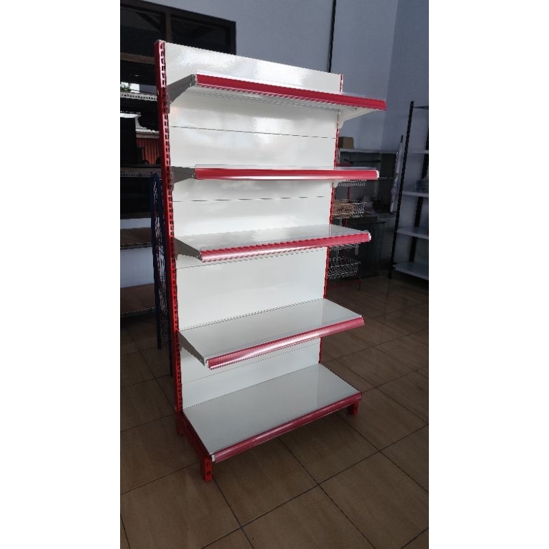 Rak Supermarket Minimarket Gondola Wall Panel Single T180