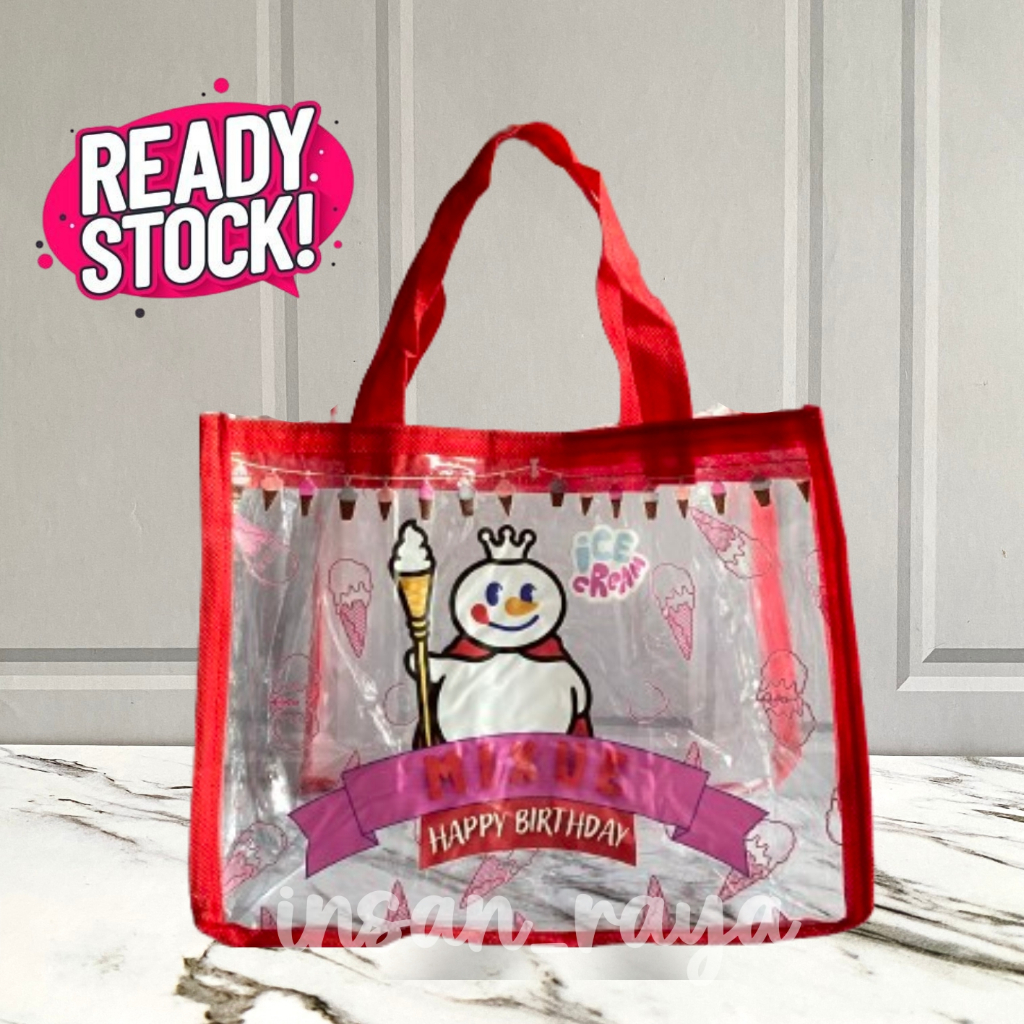 

READY STOCK TAS MIKA KARAKTER MIXUE/ SIAP KIRIM/ TAS ULANG TAHUN
