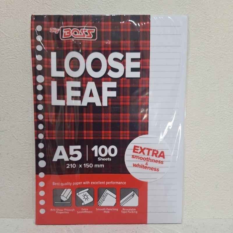 

LOOSE LEAF BIG BOSS A5 - 100