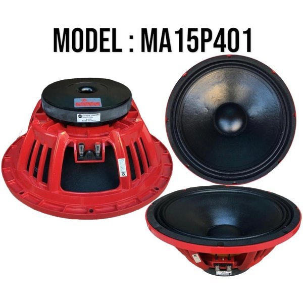 Komponen Speaker RCF 15 Inch MA15P401 / Komponen 15" MA 15P401 Red