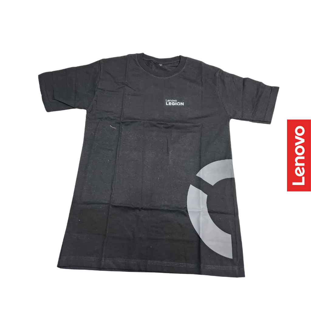 Gift Kaos Lenovo Legion | T-Shirt | untuk Pria dan Wanita Size L | Black