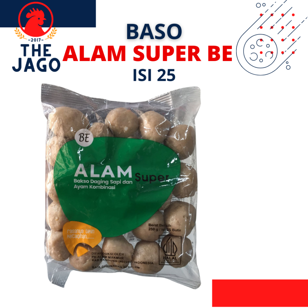 

Alam Super Be Baso Mini Isi 50 Urat Polos 250gr