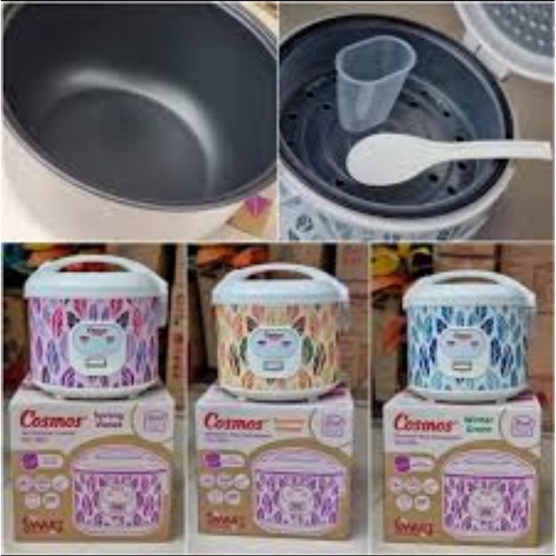 COSMOS CRJ-323s Rice Cooker Magic Com Cosmos CRJ 323 S CRJ323S  Kapasitas 1.8 Liter