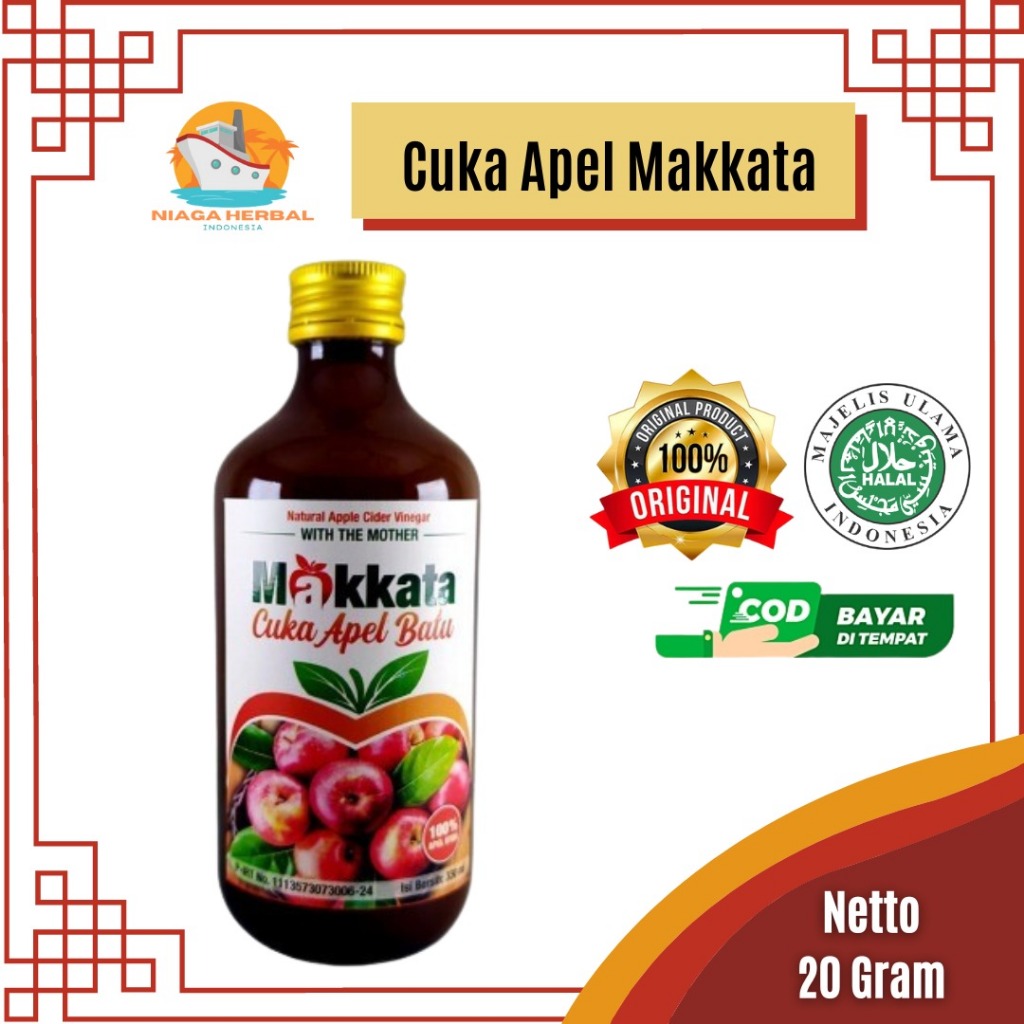 

Makkata Cuka Apel Batu Malang Organik Apple Cider Vinegar Original Mengatasi Jerawat Bintik-bintik