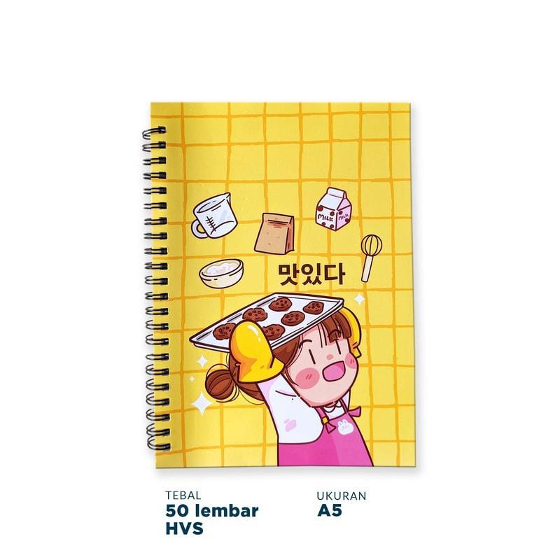

BUKU BLOCKNOTE YELLOW COOKIES AMAZING STATIONERY