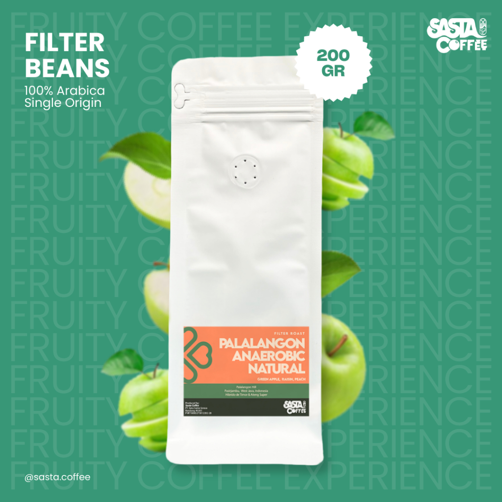 

Kopi Arabika Ciwidey Palalangon Anaerobic Natural Filter Roast 200 Gram Biji Bubuk