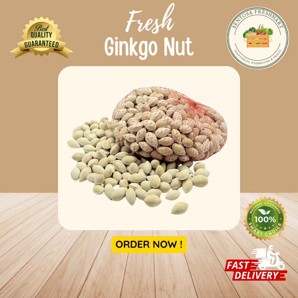 

[SENTOSA FRESHMART] KACANG GINKGO BILOBA / GINKGO NUT per BOX @10KG