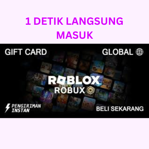 VOUCHER GIFT CARD ROBUX ROBLOX INSTANT