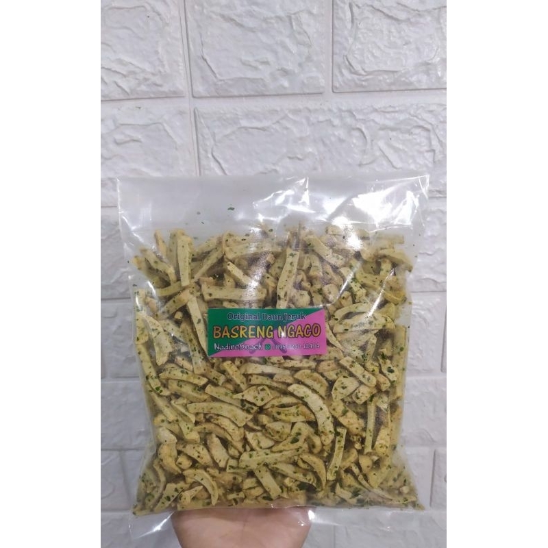 

Basreng viral bumbu melimpah original daun jeruk 500g