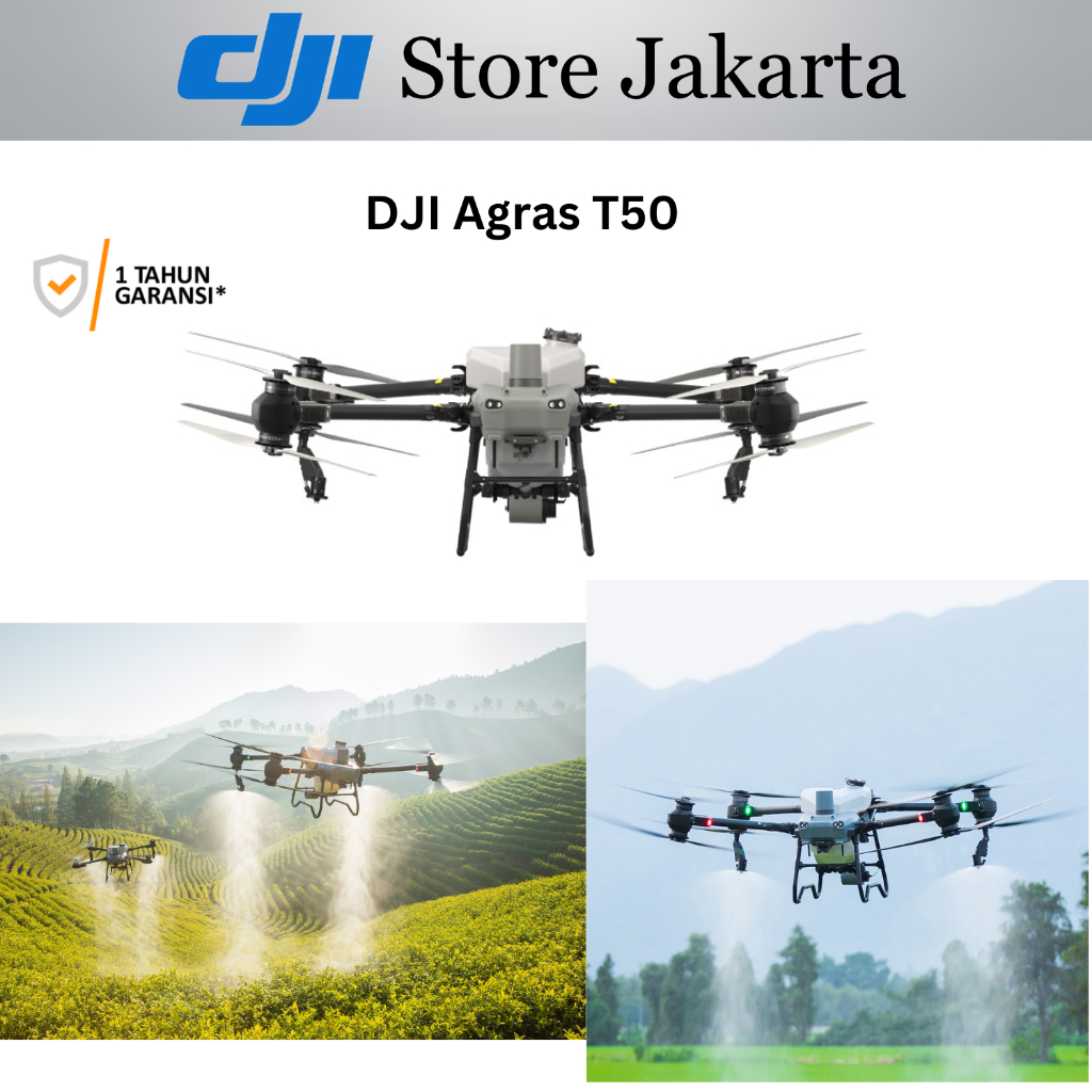 DJI Agras T50 - Drone Survey Pertanian Perkebunan