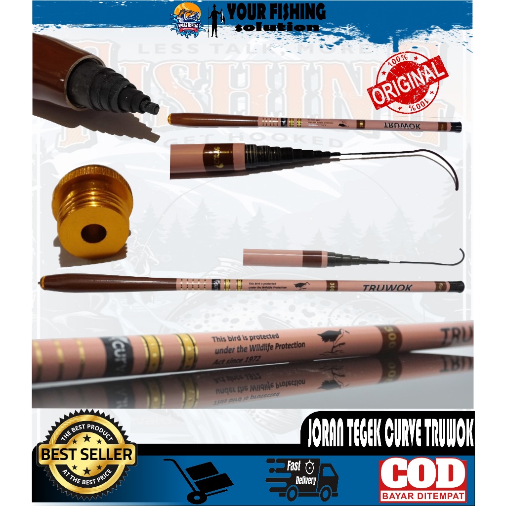 JORAN TEGEK CURVE TRUWOK MIX CARBON COCOK BUAT MICROFISHING