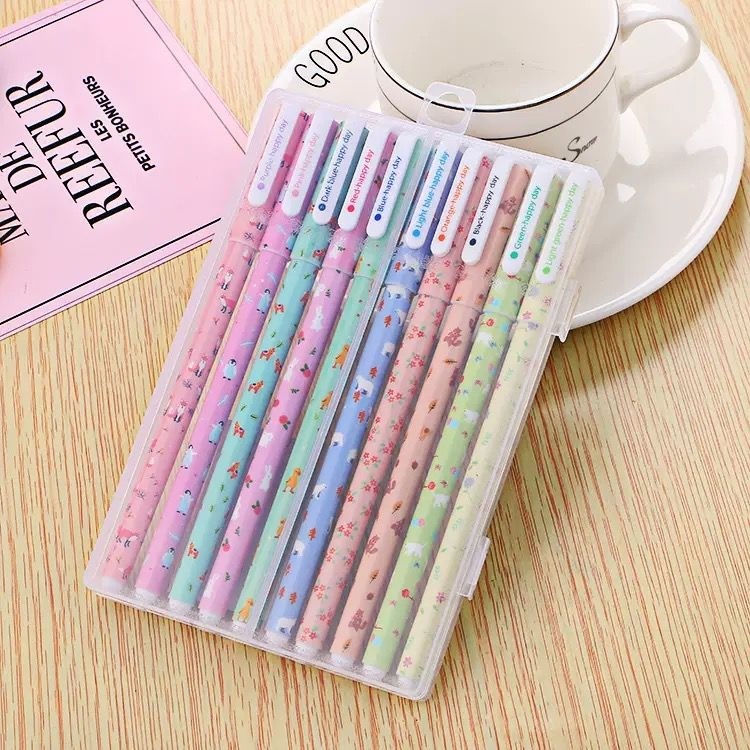 

Pen Warna Warni 1 Box isi 10 Pen Warna Berbeda