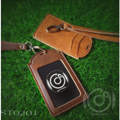 

[ST0201] Id card holder / name tag kulit / ID Card holder Kulit - Black