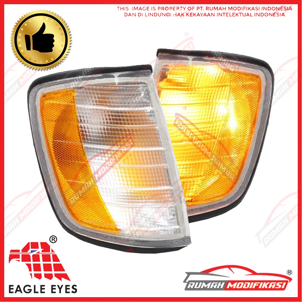 CORNER LAMP - BENZ W124 E-CLASS 1986-1995 - AMBER -CLEAR - EAGLEEYES