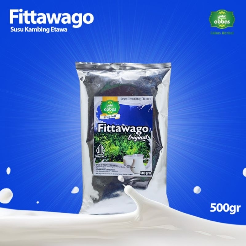 

FITTAWAGO Susu Kambing Etawa Bubuk 500 Gram Rasa Original BPOM