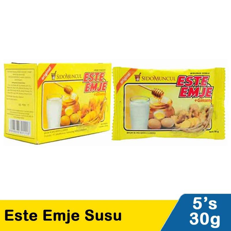 

Este Emje Sido muncul minuman sachet isi 5pcs / este Emje susu