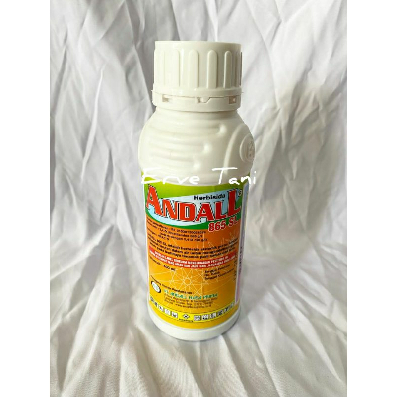 HERBISIDA ANDALL 865 SL KEMASAN 400 ML / PESTISIDA RACUN RUMPUT / HERBISIDA SISTEMIK PURNA TUMBUH