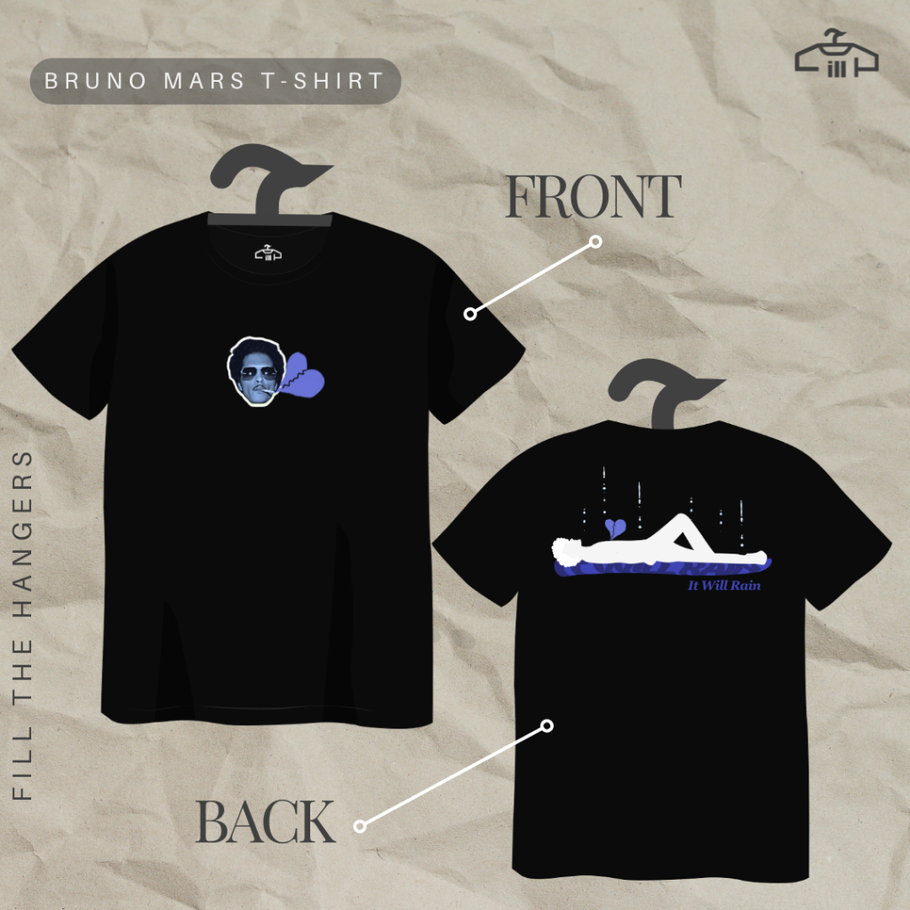 Baju Bruno Mars | Baju Konser Bruno Mars | Bruno Mars Tshirt | Lagu Bruno Mars