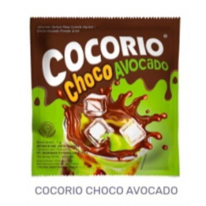 

minuman sacet cocorio rasa cokelat avocado