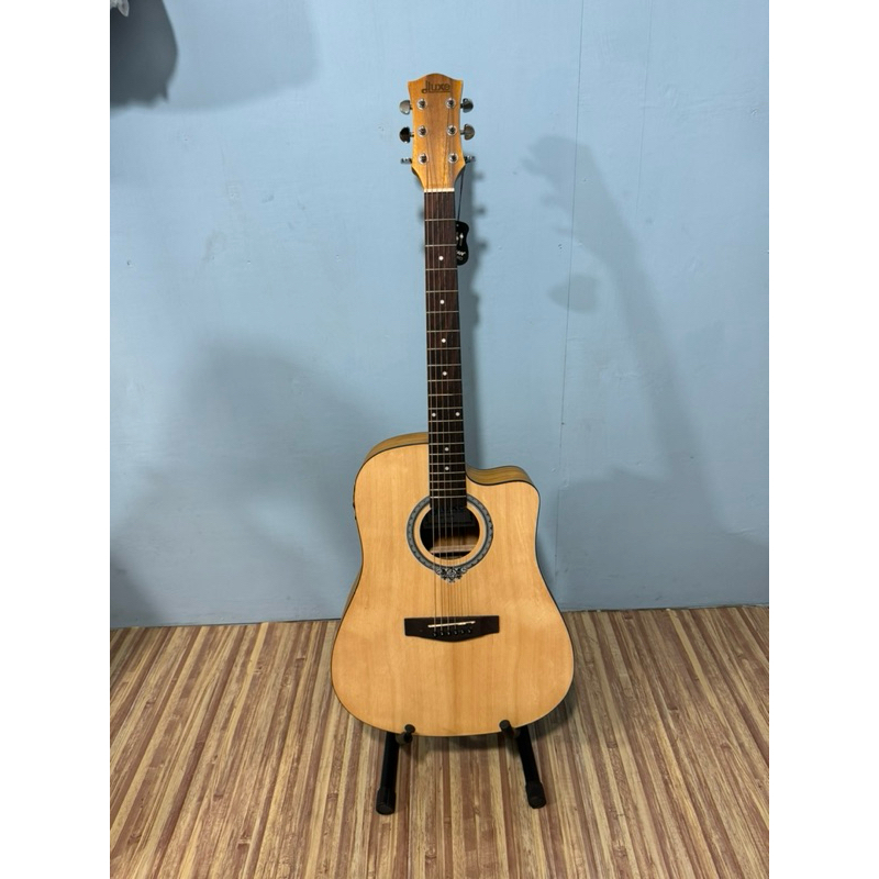 GITAR AKUSTIK ELEKTRIK STRING DLUXE DW 100 ORIGINAL