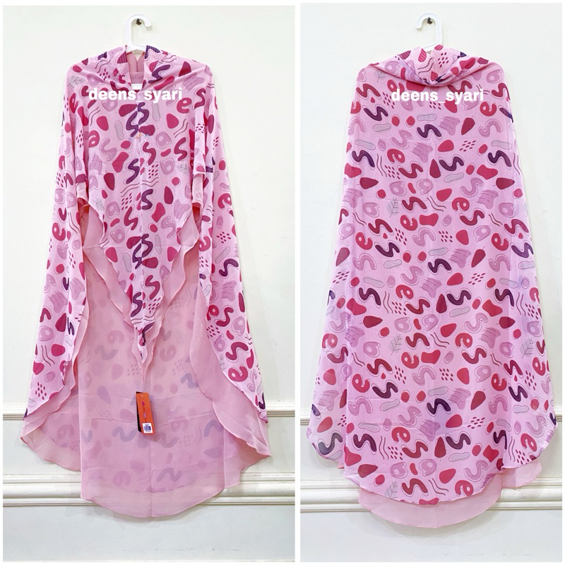 khimar sisesa pink berkha