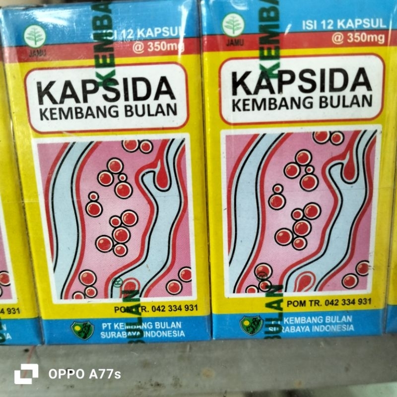 

KAPSIDA kapsul kembang bulan jerawat isi 12 kapsul