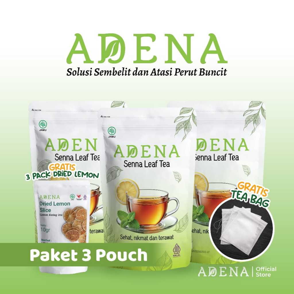 

PAKET HEMAT 3 PCS ADENA Teh Detox Usus Kotor Melancarkan BAB Dan Perut Buncit (Free Dried Lemon)