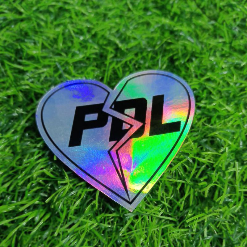 STIKER PDL HEART BREAK HOLOGRAM