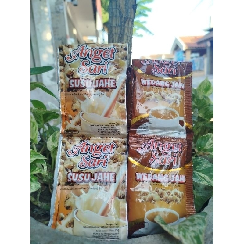 

Anget sari susu jahe/Wedang jahe sachet isi 10 pcs