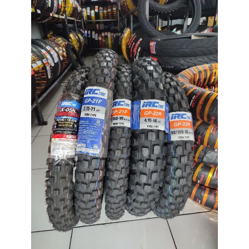BAN MOTOR CROSS IRC RING 16 18 19 21 HARGA SATUAN