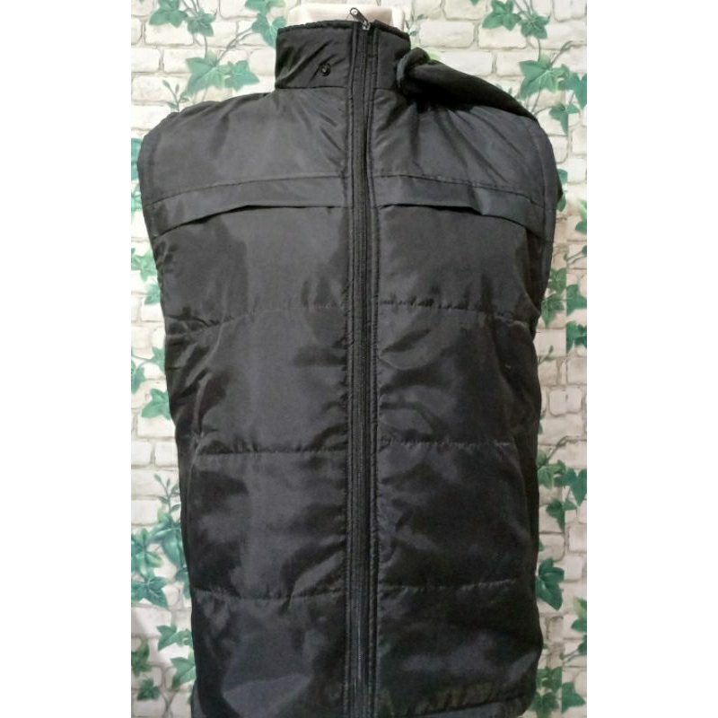 Jaket Rompi Parasut Rompi Hoody Bahan Parasut Pria Peles Rompi Pria dan Wanita