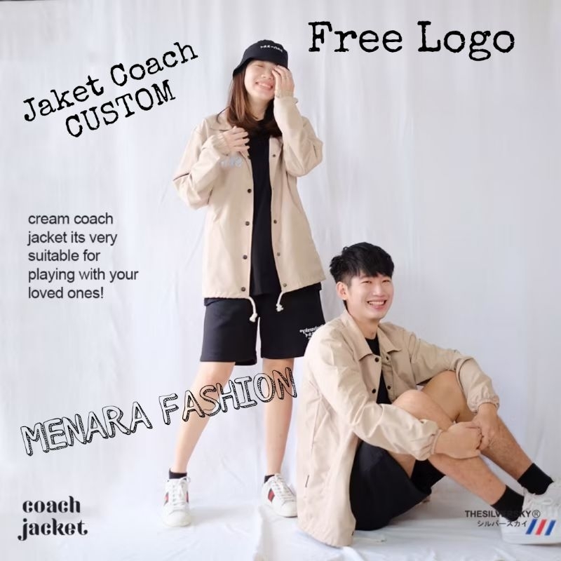 Jaket Parasut Prua Haket Coach Custom Jaket Polos Jaket Waterproof Jaket Pria Terlaris Jaket Couple