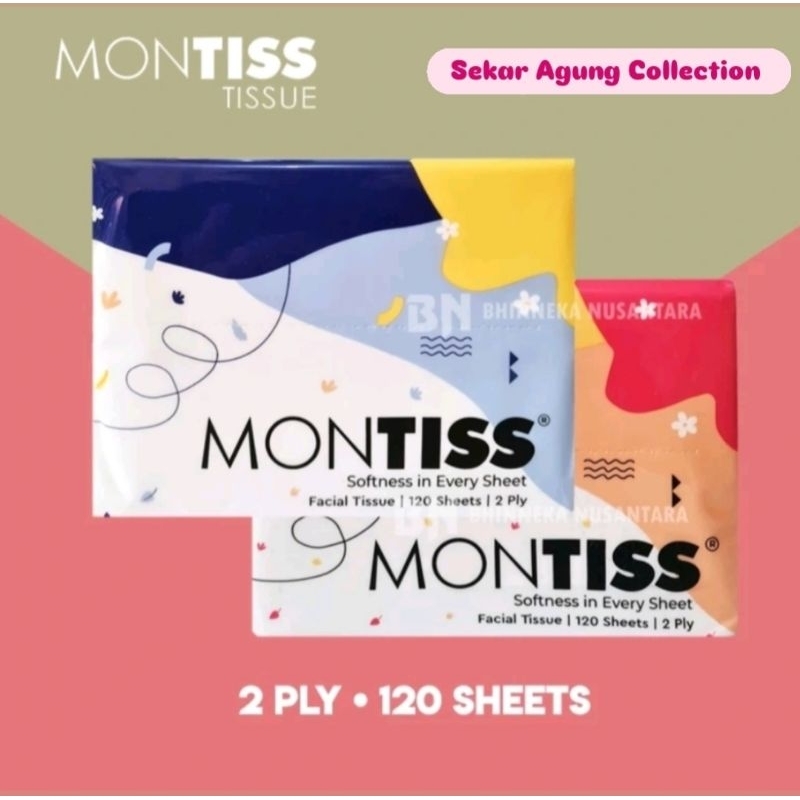 MONTISS TISSUE 120Sheet - 2 ply