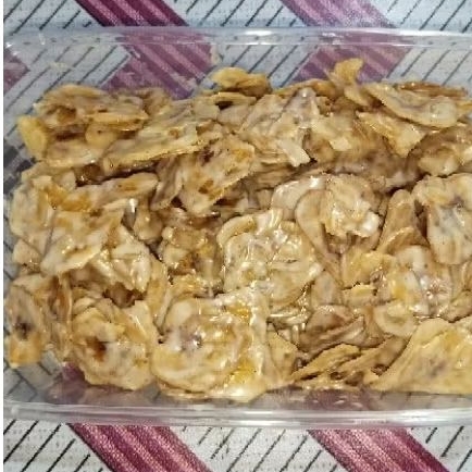 

keripik pisang lumer rasa Tiramisu﻿ kemasan box 250g