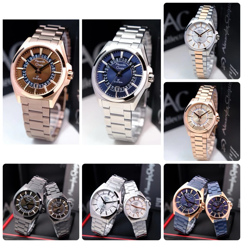 Jam Tangan Couple Alexandre Christie Ac8688 Ac 8688