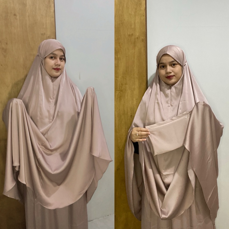 MUKENA ARMANI SILK POLOS PREMIUM