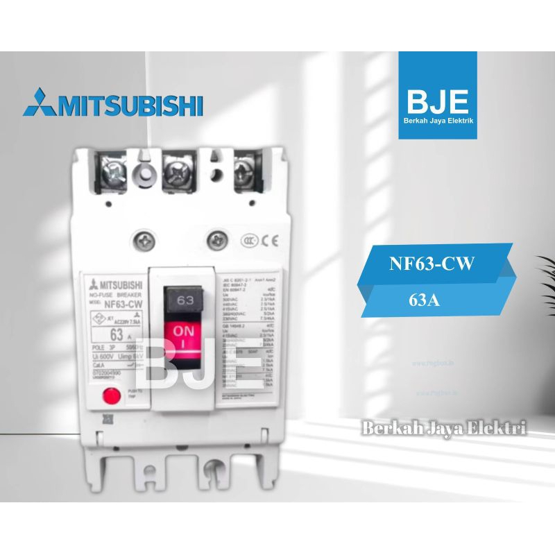 MCCB MITSUBISHI NF63-CW 63A ORIGINAL