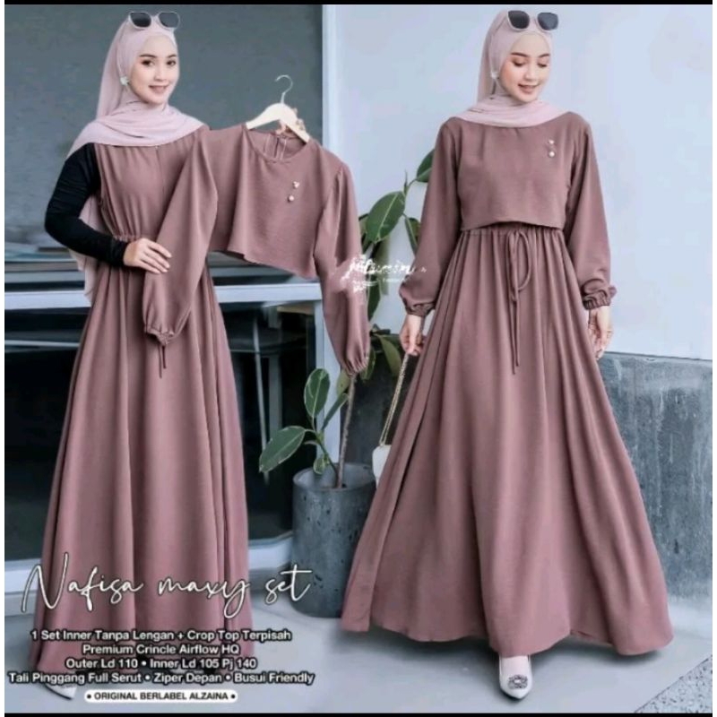 Gamis Nafisa Maxy set