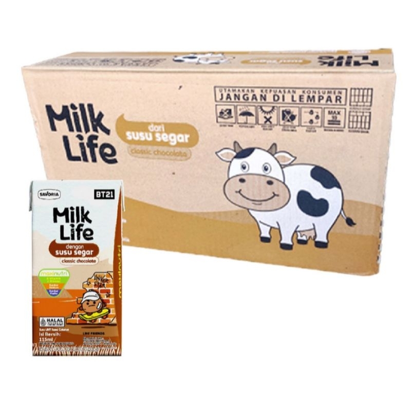 

Milk Life Susu UHT Classic Chocolate 40 pcs x 125 ml KARTON