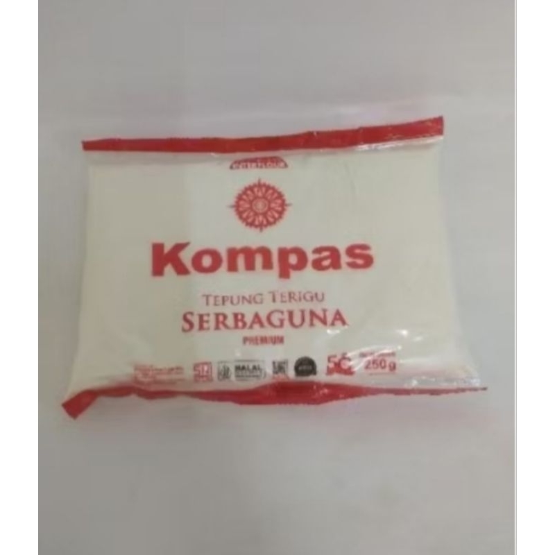 

Tepung terigu kompas 250gr