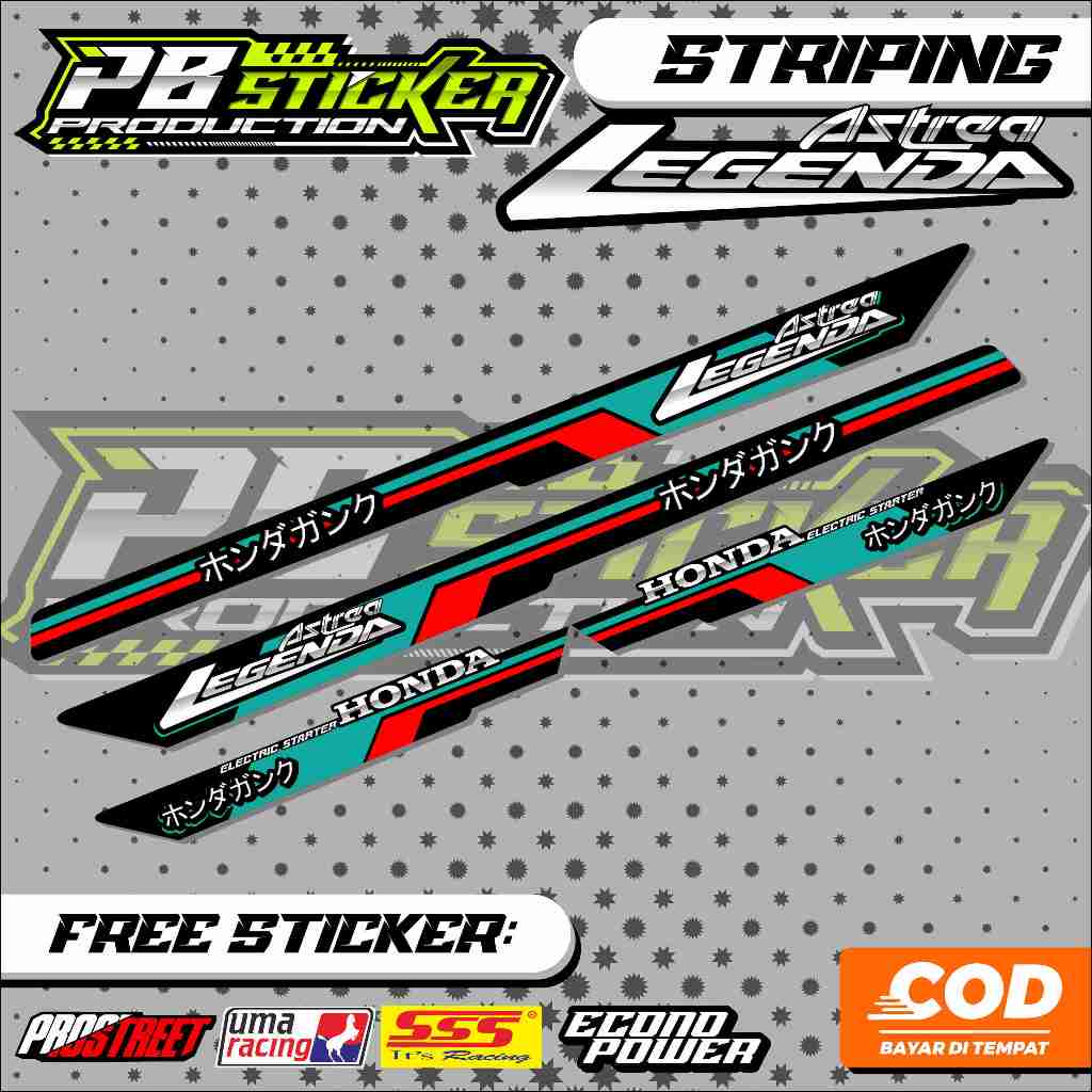 STRIPING HONDA ASTREA LEGENDA  / STRIPING VARIASI ASTREA LEGENDA SIMPLE