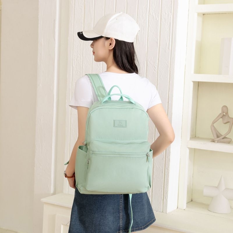 Tas Wanita Ransel Wanita Waterproof Nylon Import