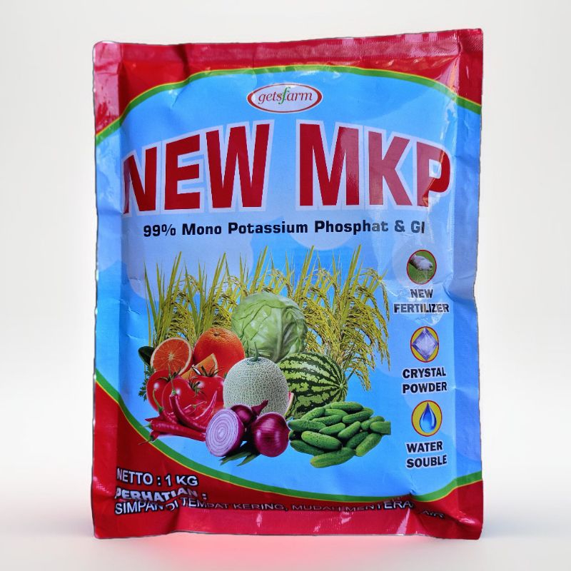 Pupuk  New Mkp (99%  Mono Potasium Phospat & GI ) / Mkp Plus Isi 1kg / Ferti Mkp Plus / Pupuk Makro 