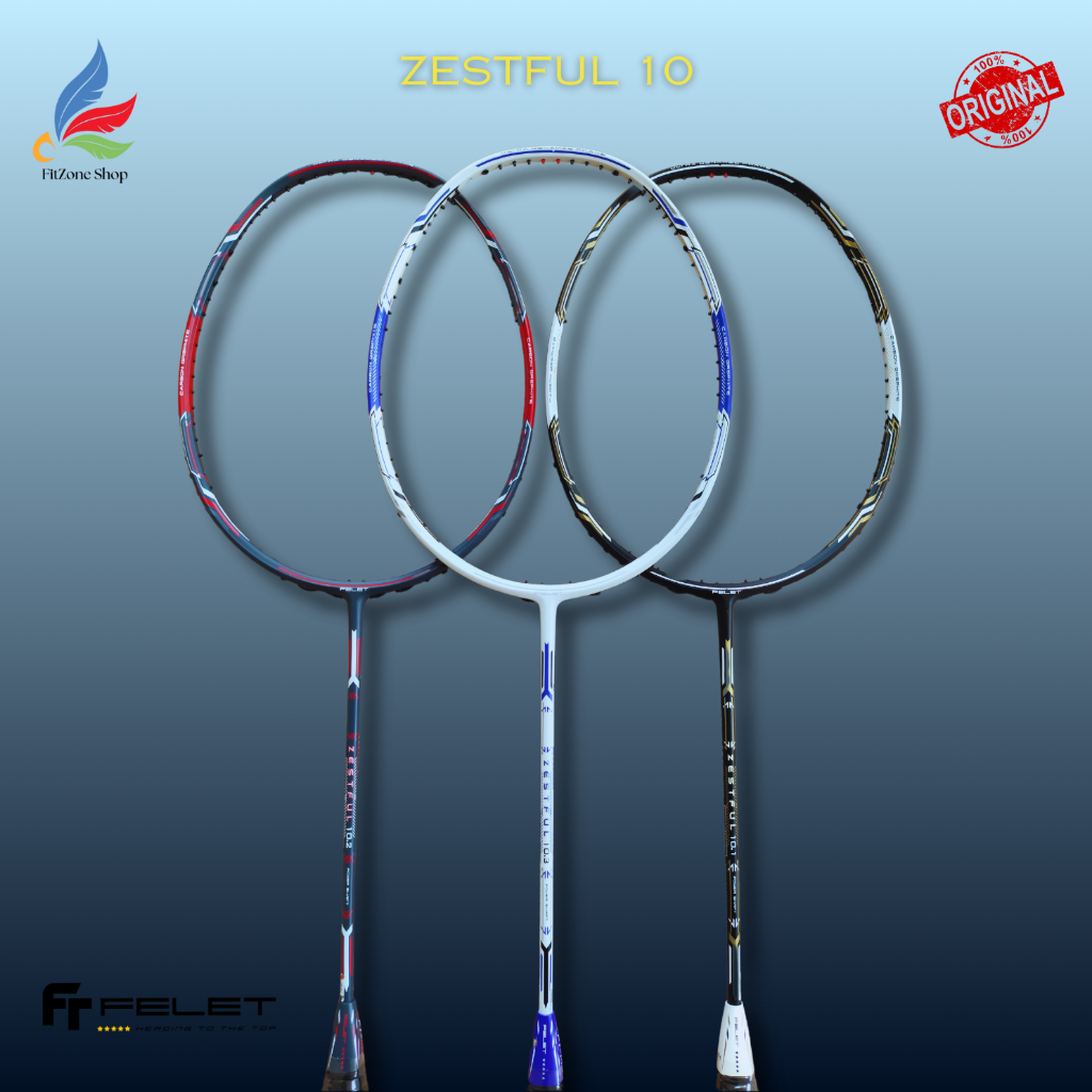 Raket Badminton Felet Zestful 10 Original