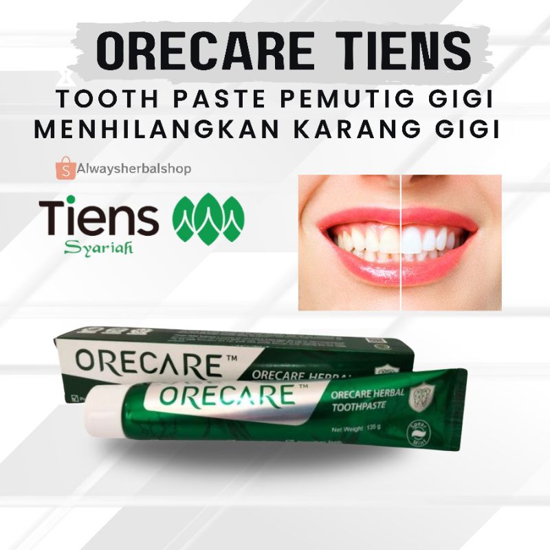 ODOL TIENS HERBAL / PASTA GIGI TIENS / READY TIENS / CARA MENGHILANGKAN KARANG GIGI / GIGI PUTIH