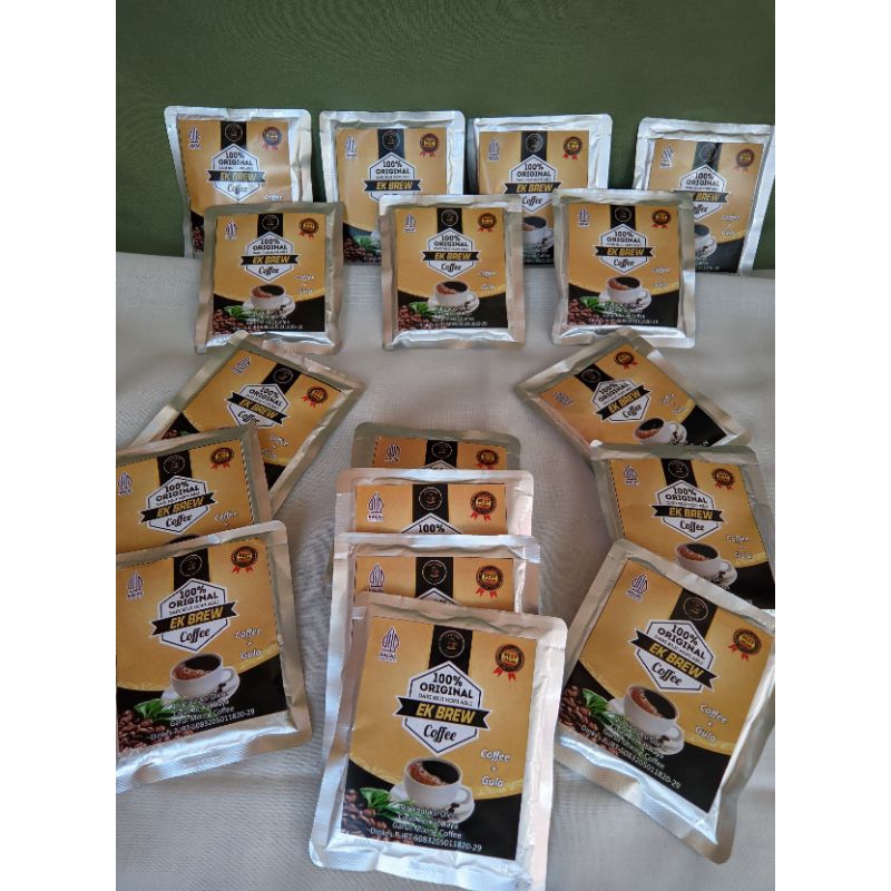 

EkBrew coffe bubuk + gula