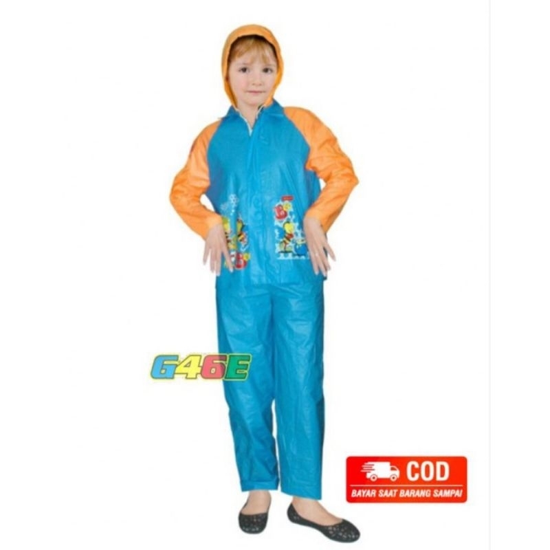 jas hujan anak-anak model jaket