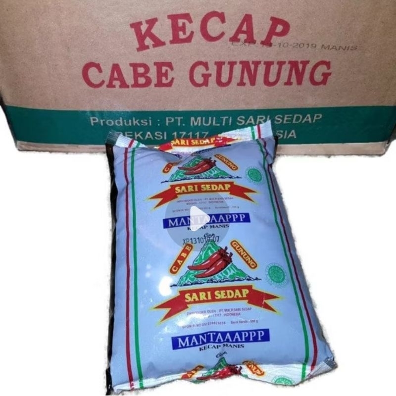 

Kecap Bantal - Cabe GunungKecap manis dalam kemasan Pouch ekonomis isi 550 ml per pcs